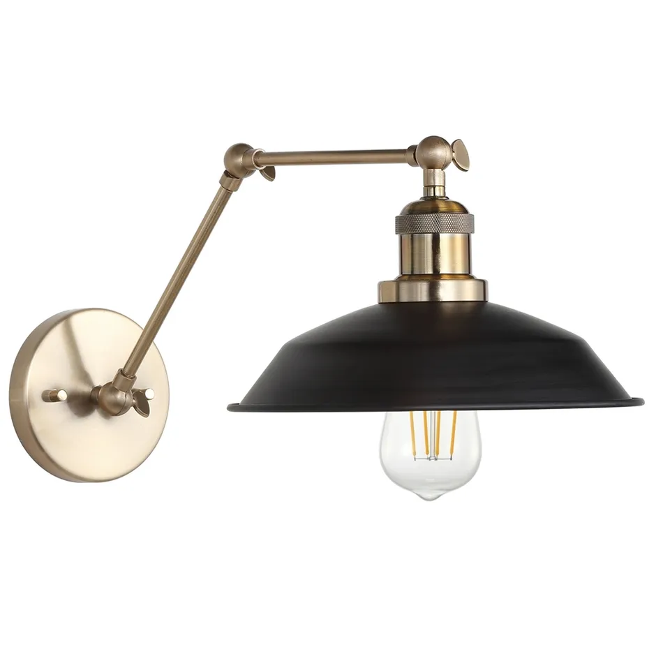 Kingston Wall Sconce - Brass / Black