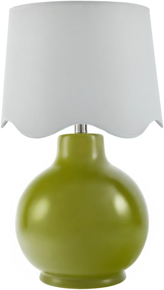 Doheny  High Gloss 22"H x 15"W x 15"D Accent Table Lamp