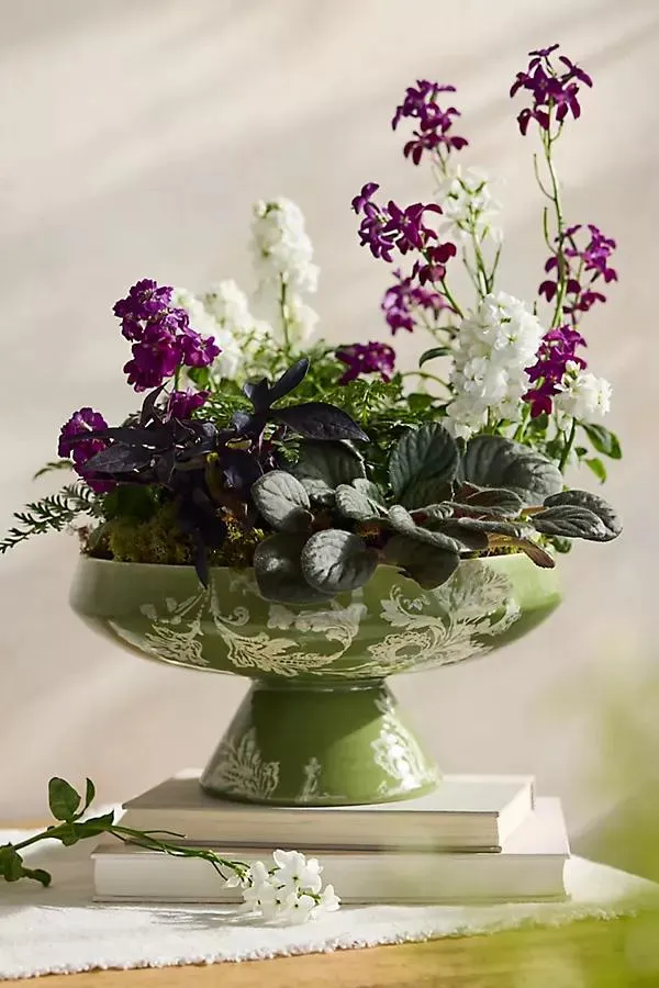 Botanical Silhouette Urn