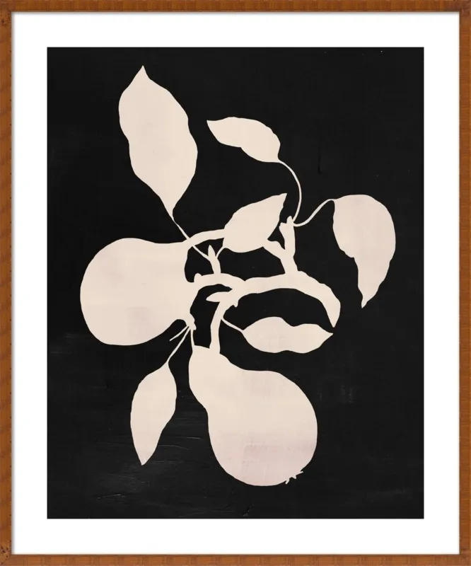 pears black and white by Ruti Shaashua for Artfully Walls