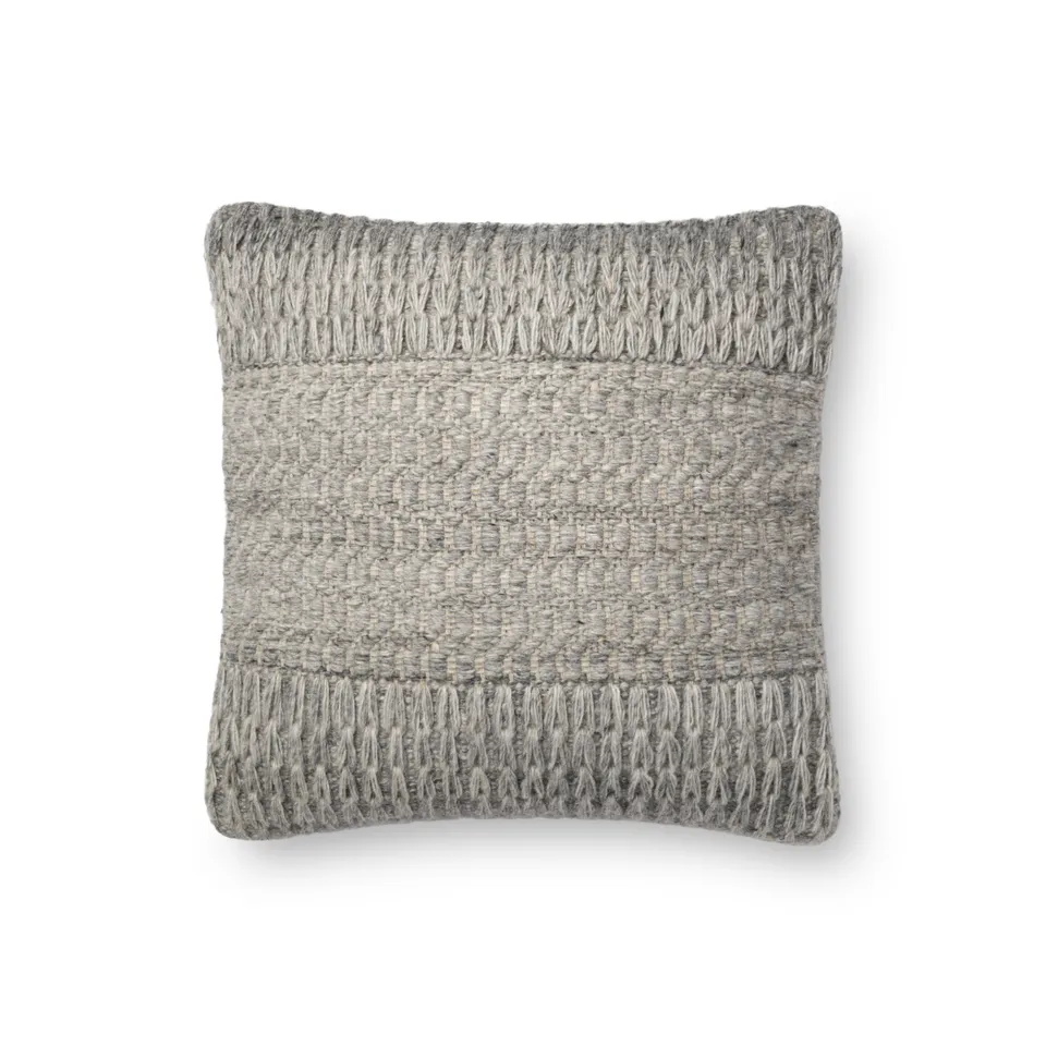 Loloi No Name Grey 18" x 18" Cover Only
