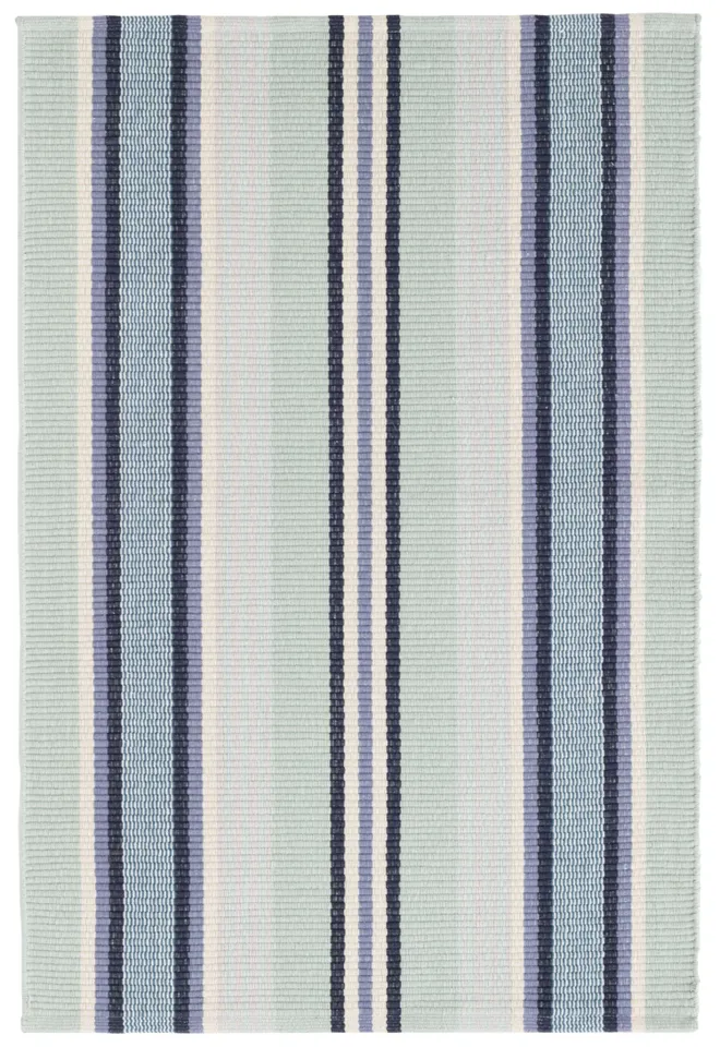 Barbados Stripe Handwoven Cotton Rug