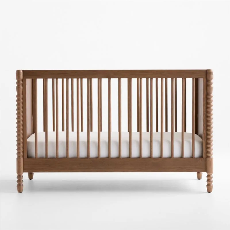 Jack Hazelnut Ash Wood Convertible Crib