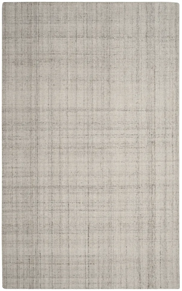 Safavieh Couture Abstract Collection Hand Tufted Area Rug, Light Grey, 4' x 6'