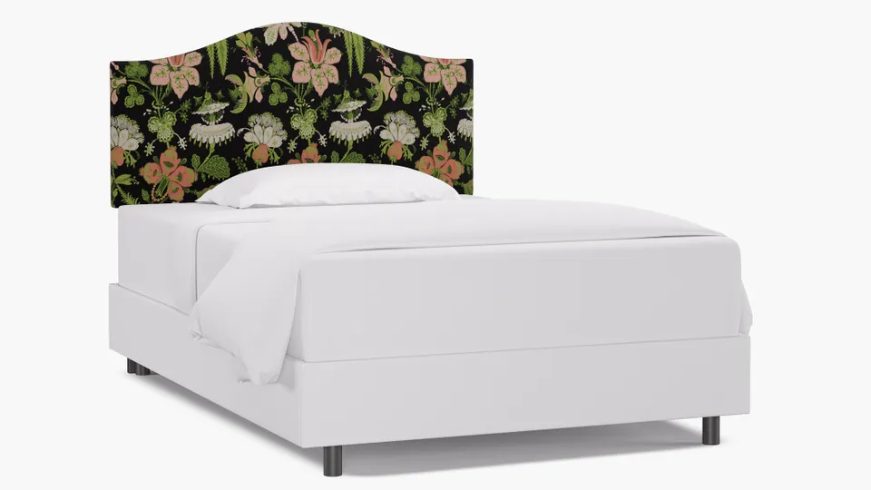 Camelback Headboard, Coral Onyx Rossetta, Full