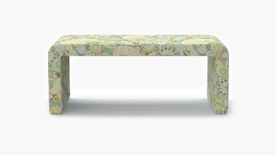 Waterfall Bench, Pistachio Siberian Tiger