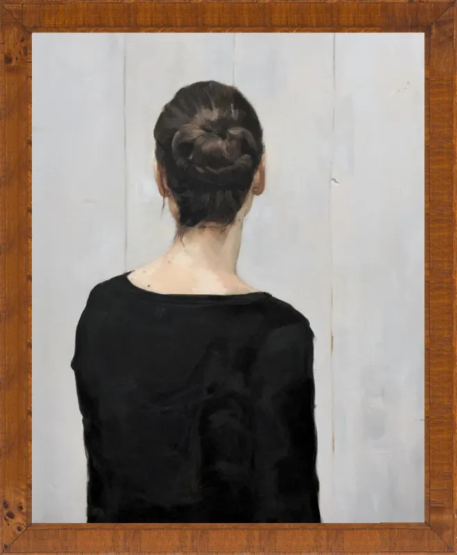 Portrait of a young woman by Philine van der Vegte for Artfully Walls
