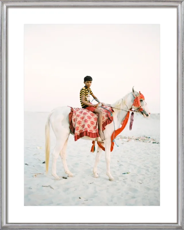 Boy on Horse by Andrew Jacona for Artfully Walls