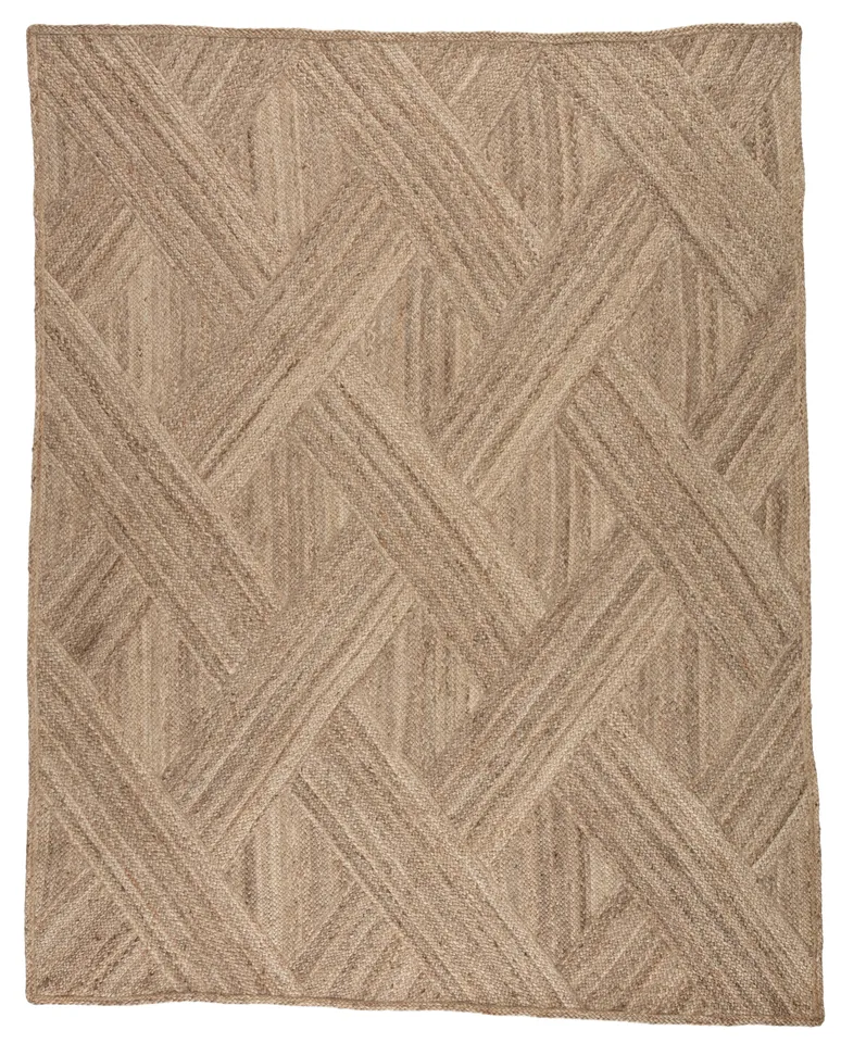 Vero Natural Trellis Beige Area Rug (8'X10')