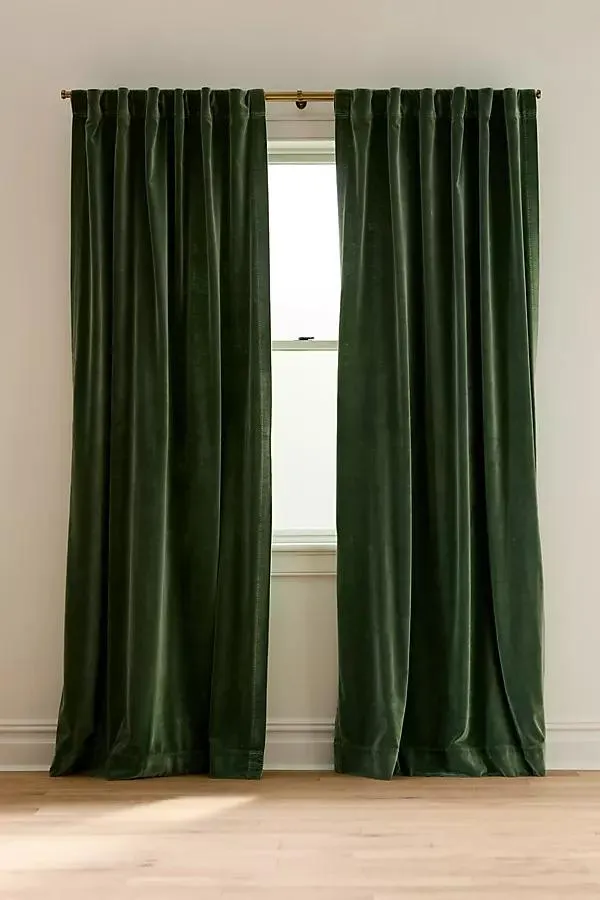Trova Washed Velvet Curtain