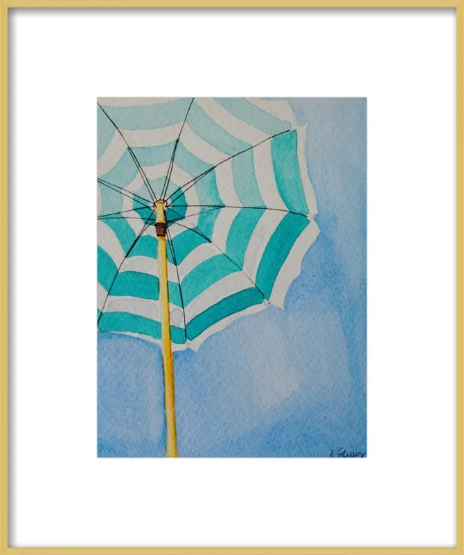 Stripes (Beach Umbrella Series) by Jen Scully  for Artfully Walls