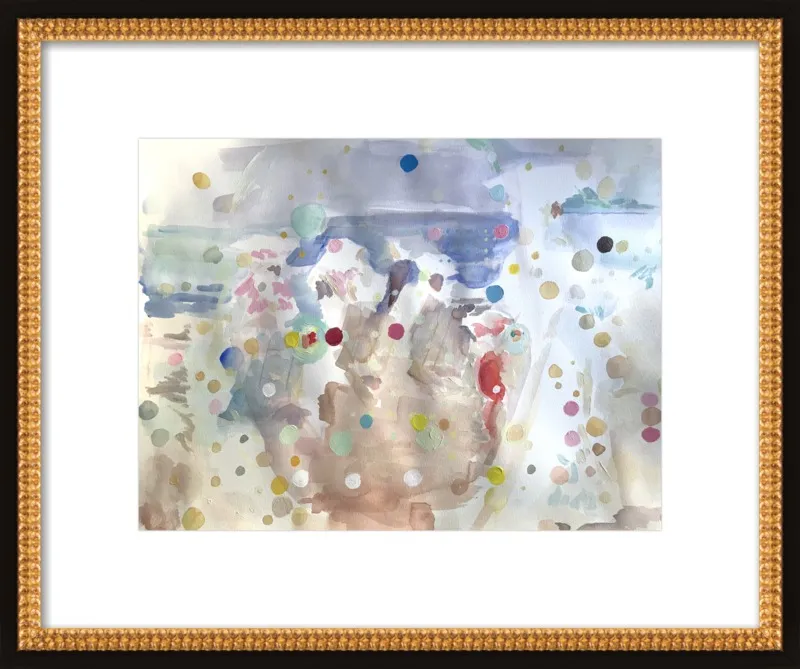 Beach scene (from memory)  by Hannah Dean for Artfully Walls