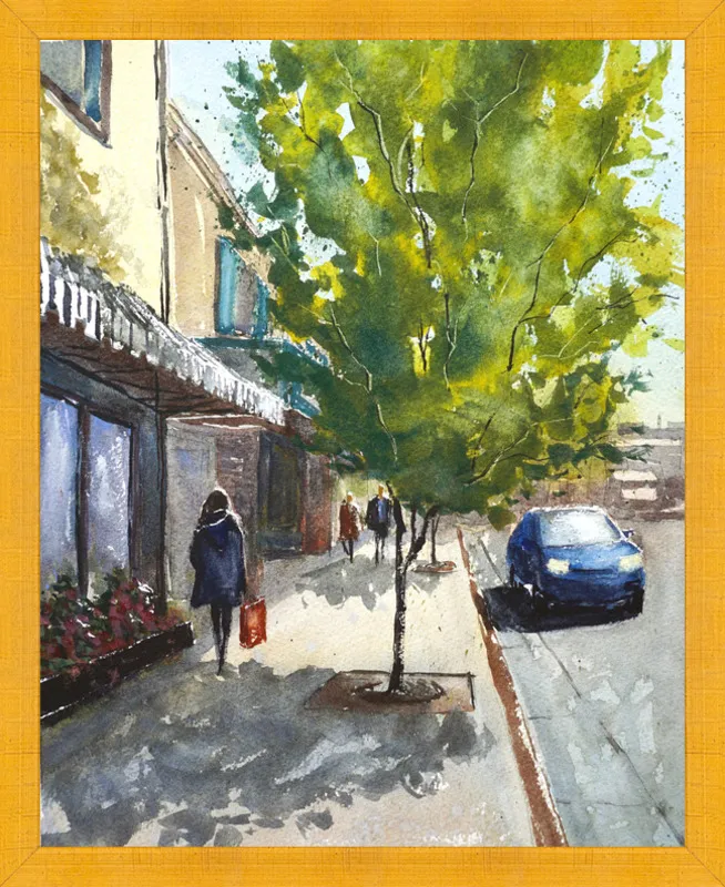 Shops in Laguna by Lauren Dusing for Artfully Walls