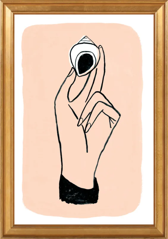 My Hand is My Face by Michael Doyle - Apartment On Belmont for Artfully Walls