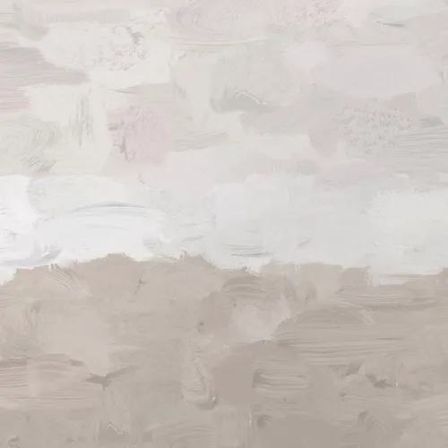 Beige Sandy Tan Neutral Beach Scene Coastal Horizon Abstract Nature Painting by Rachel Elise - Shower Curtain Standard 71" x 74" with Rings