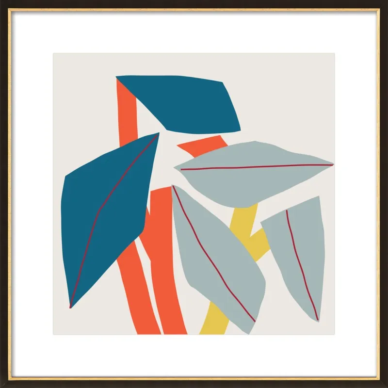 Colourful leaves by Jessica Nielsen for Artfully Walls