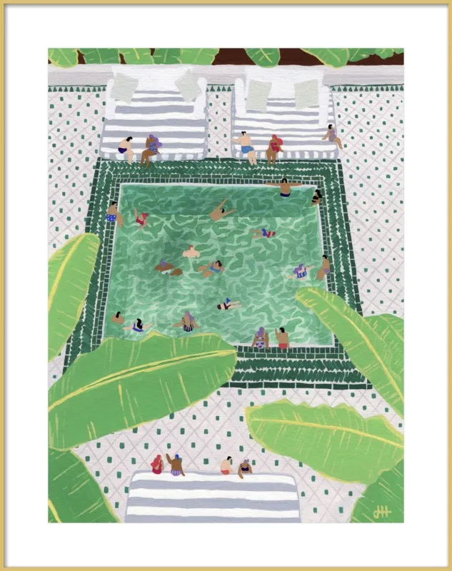 Green Riad by Joanne Ho for Artfully Walls