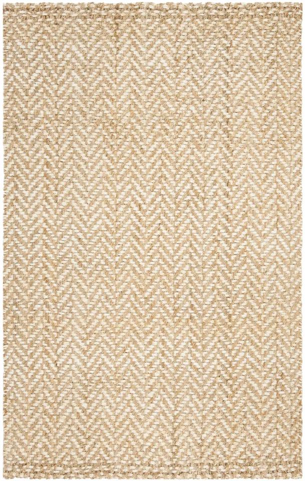 Arlo Home Hand Woven Area Rug, NF264A, Ivory/Natural,  5' X 8'