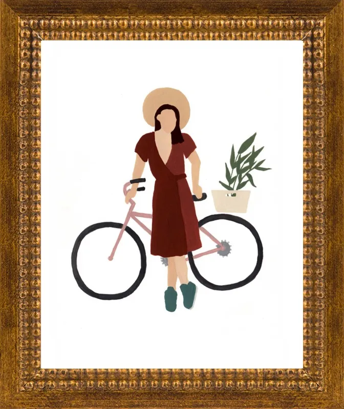 Biking Beauty by Taylor Ann for Artfully Walls