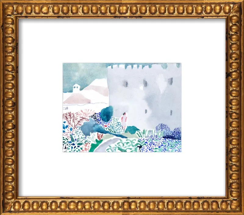Castle Flowers by Charlotte Ager for Artfully Walls