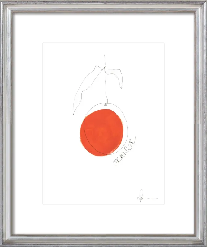 Orange by Polly Mann for Artfully Walls