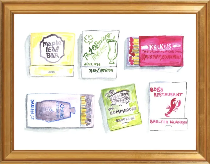Matchbook Collection by Larsen McDowell for Artfully Walls