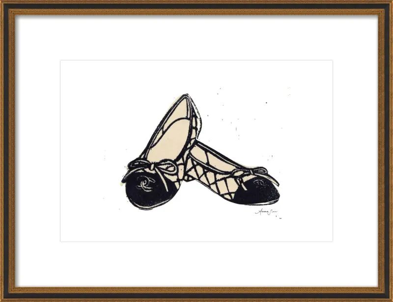Chanel Ballet Flats by Anna See for Artfully Walls