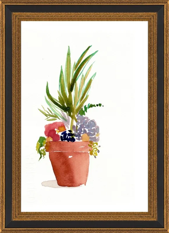 Succulent Garden by Christine Lindstrom for Artfully Walls