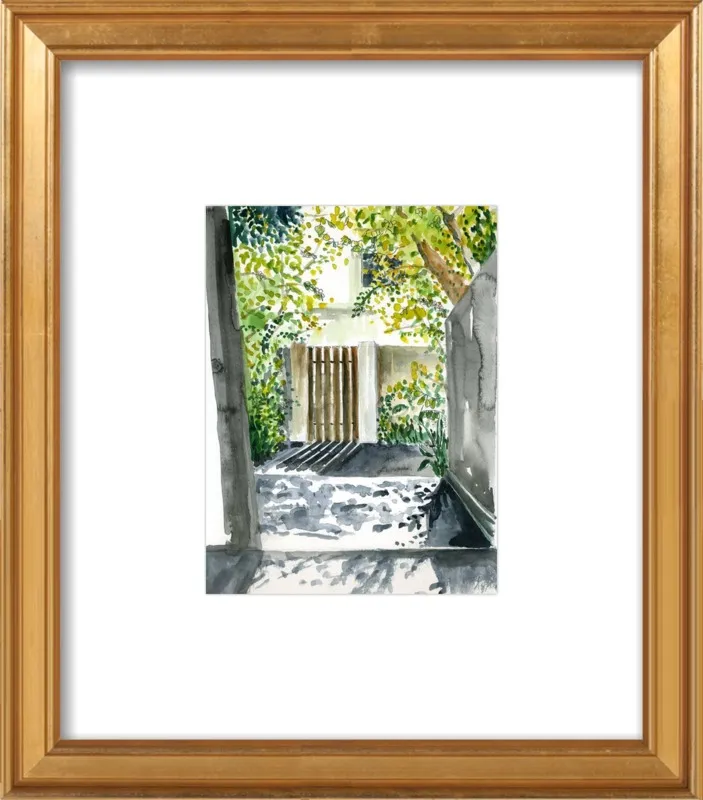 Garden Gate by Miri Eshet for Artfully Walls