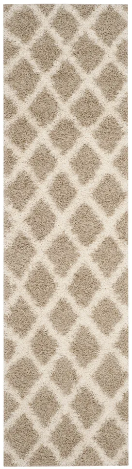 Arlo Home Woven Area Rug, SGDS258D, Beige/Ivory,  2' 3" X 8'
