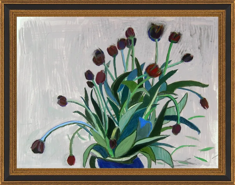 queen of the night tulip by Liz Innvar for Artfully Walls