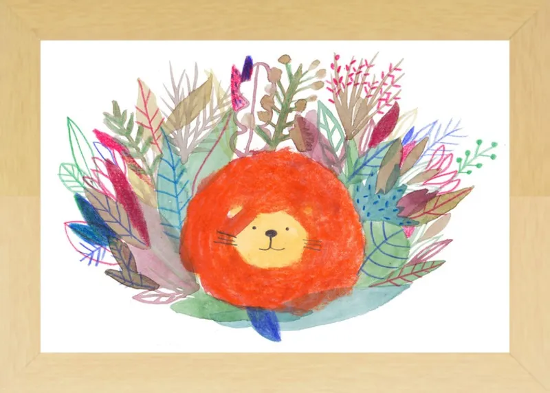 Lion by Marion Barraud for Artfully Walls