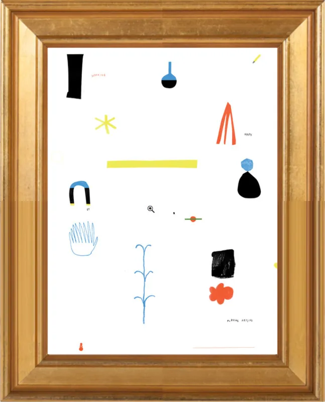 Working hard by playing around  by Agata Królak for Artfully Walls