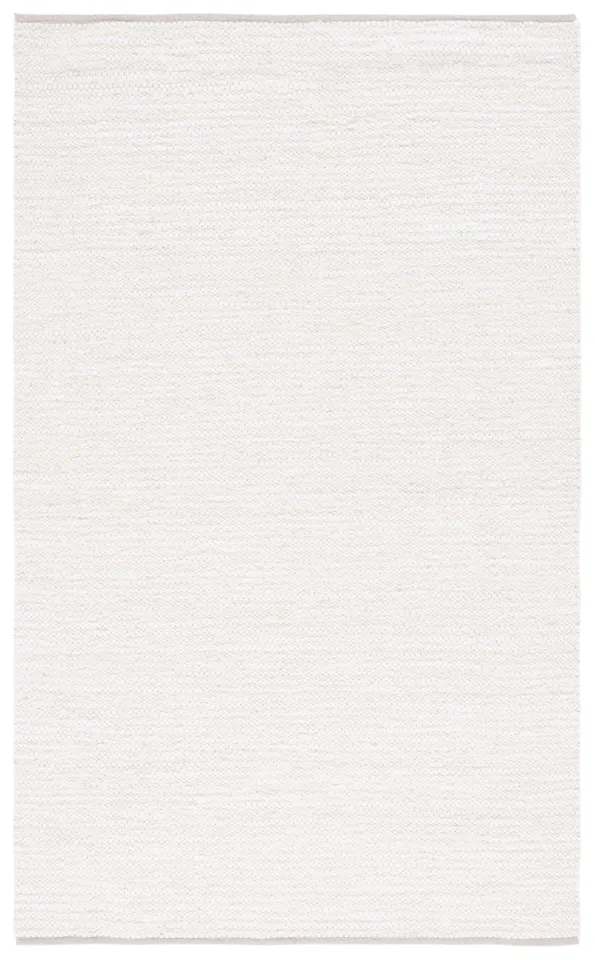 Safavieh Couture Natura Collection Flat Weave Area Rug, Ivory / Beige, 4' x 6'