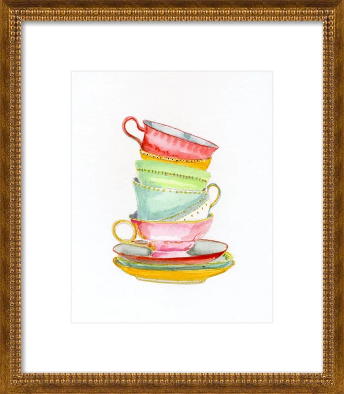 Teacups by Miri Eshet for Artfully Walls