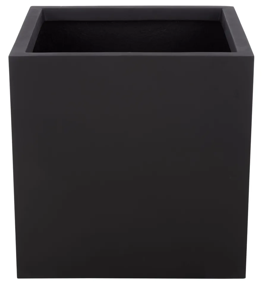 Marcy Low Wide Planter - Black