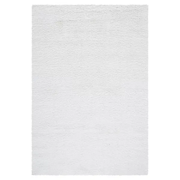 Cozy Shag Solid Neutral Area Rug
