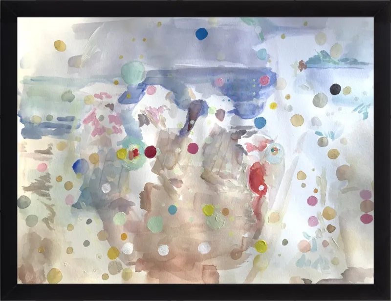 Beach scene (from memory)  by Hannah Dean for Artfully Walls