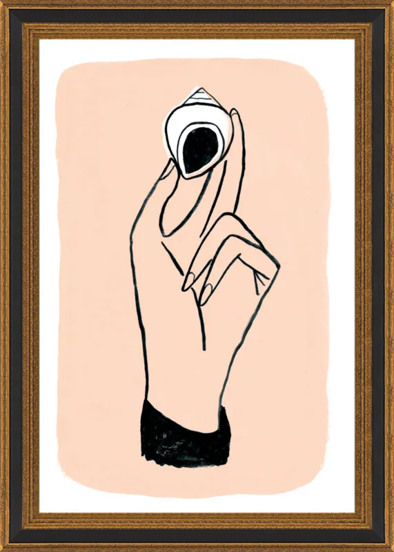 My Hand is My Face by Michael Doyle - Apartment On Belmont for Artfully Walls
