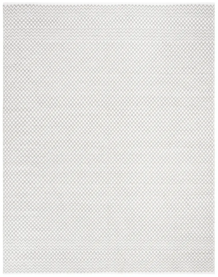 Arlo Home Hand Tufted Area Rug, BOS686F, Grey,  8' X 10'