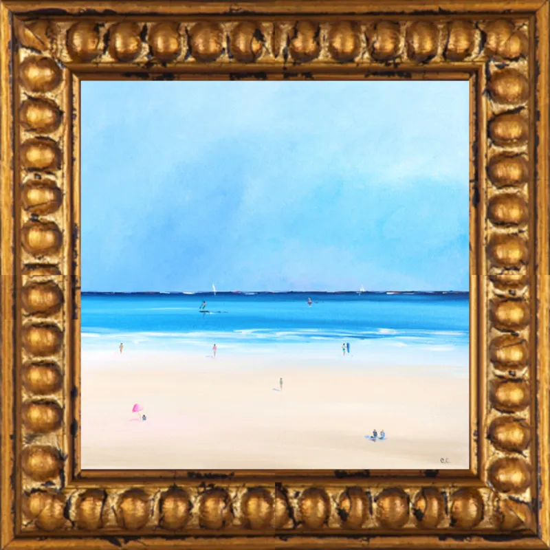 Smooth Ocean Sale by Caroline Chriss  for Artfully Walls