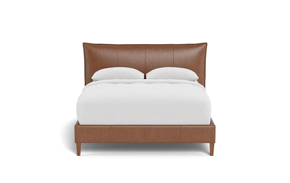Skylar Leather Upholstered Bed