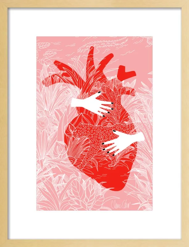 REFUGE ROSE by Claire Colin for Artfully Walls