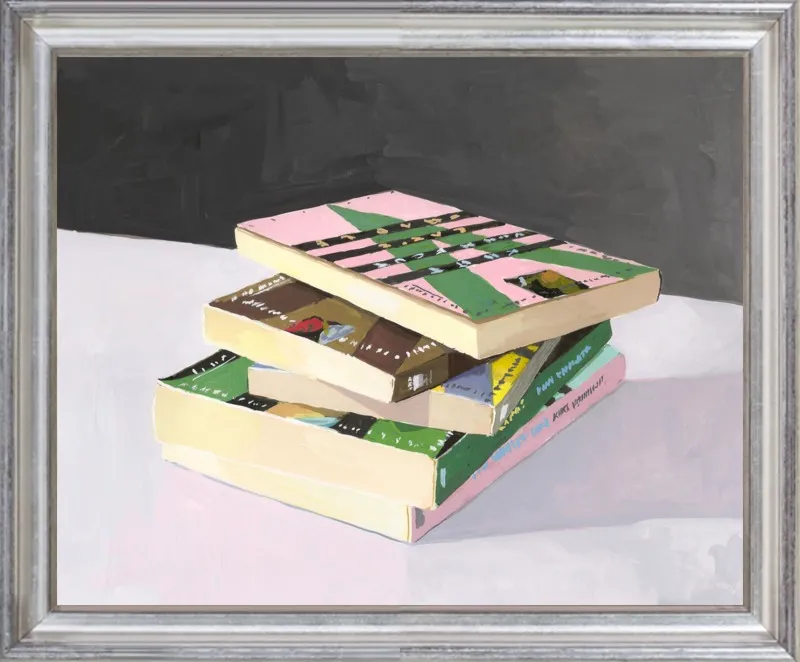 Vonnegut Stack by Elizabeth Mayville for Artfully Walls
