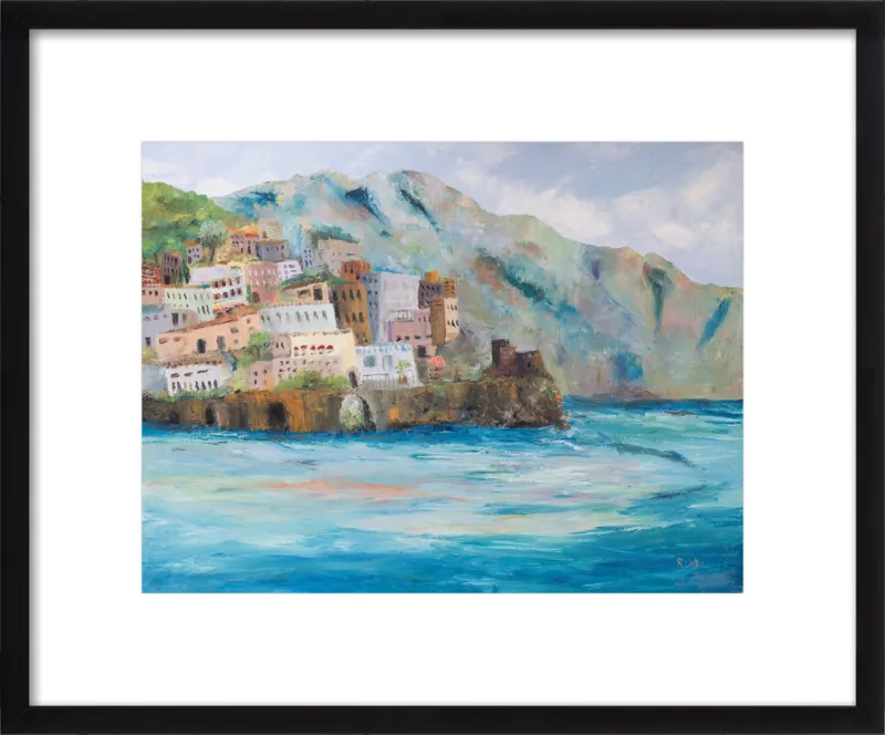 Amalfi Coast by Renee A Ortiz for Artfully Walls