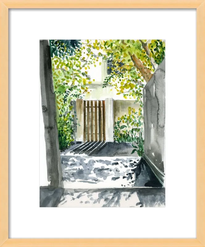 Garden Gate by Miri Eshet for Artfully Walls