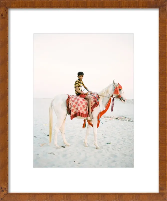 Boy on Horse by Andrew Jacona for Artfully Walls