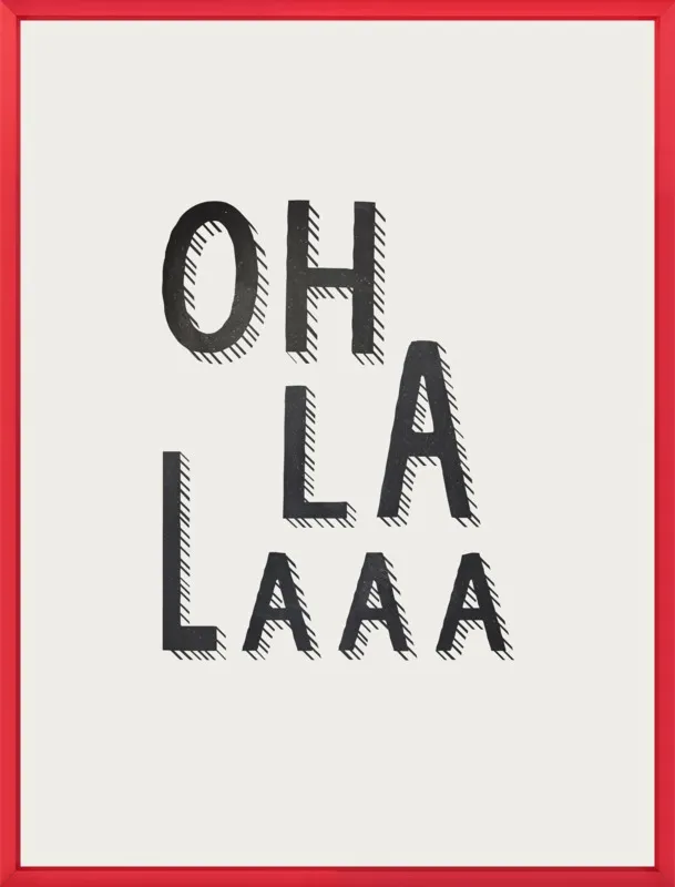 Oh la la by Lonneke de Roos - Kind of Style for Artfully Walls
