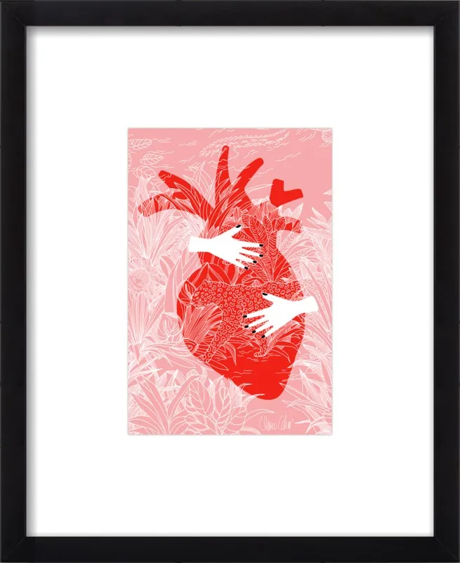 REFUGE ROSE by Claire Colin for Artfully Walls