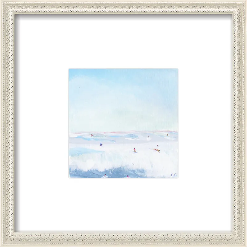 Soft Blue Surf  by Caroline Chriss  for Artfully Walls